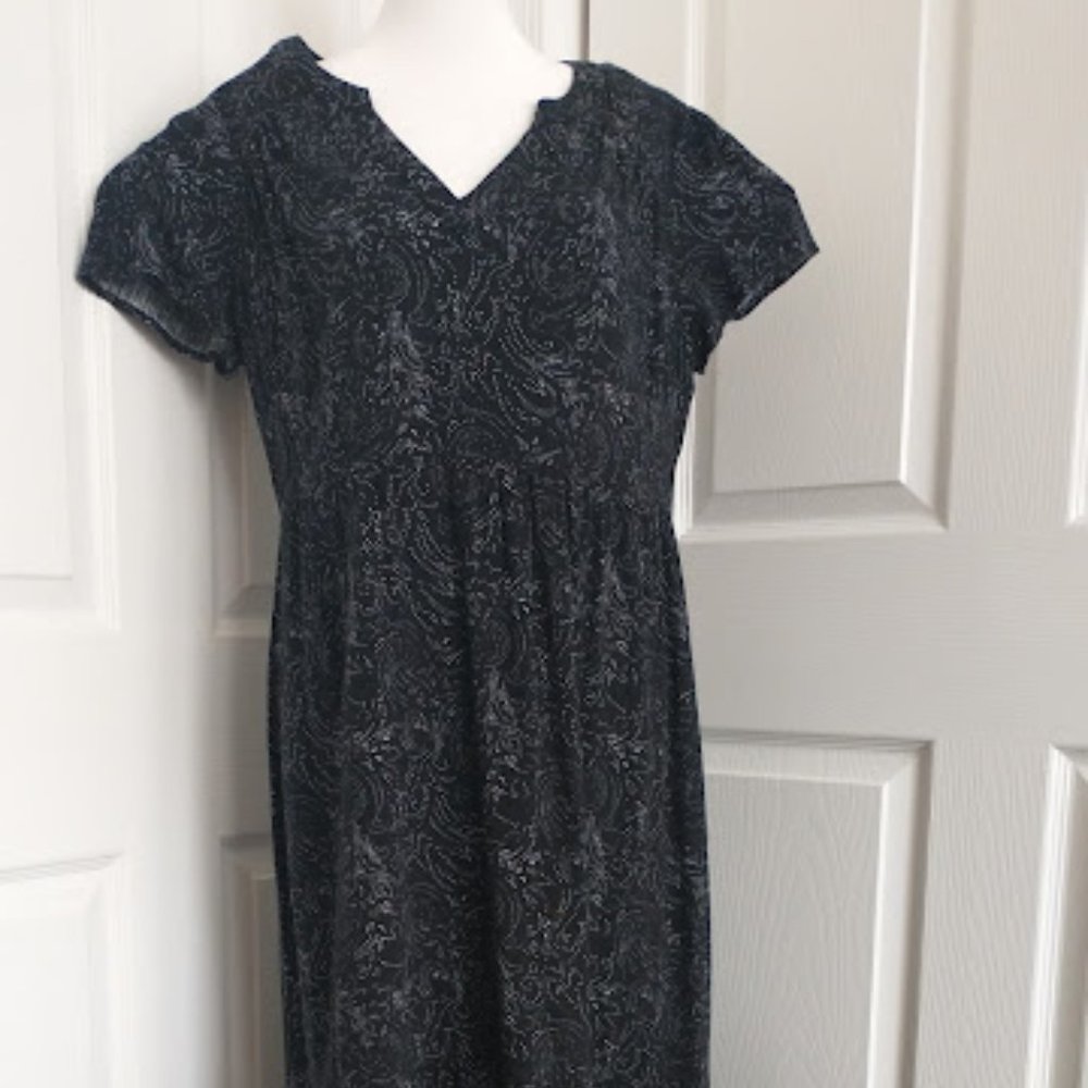 EUC B/W Maxi Dress SZ L